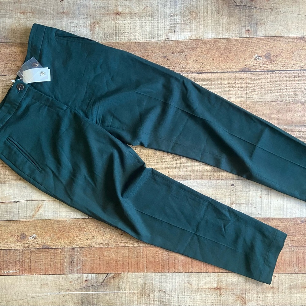 Tory Burch Wool Blend Straight Leg Pants